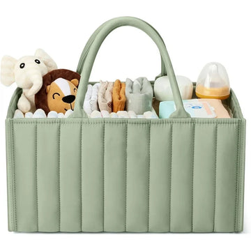 Baby Diaper Caddy Basket Baby Diaper Caddy Organizer Storage Basket for Newborn Baby Shower List and Baby Must Haves Essentials